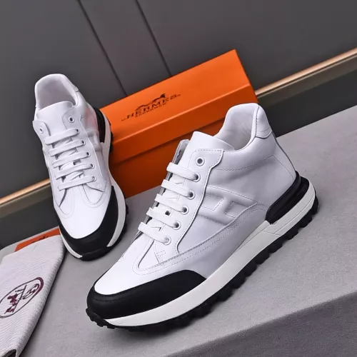 Wholesale Hermes High Tops Shoes For Men #1284438 $88.00 USD, Wholesale Quality Replica Hermes High Tops Shoes