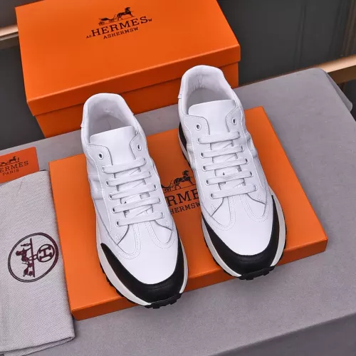 Replica Hermes High Tops Shoes For Men #1284438 $88.00 USD for Wholesale