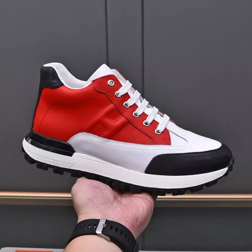 Replica Hermes High Tops Shoes For Men #1284439 $88.00 USD for Wholesale