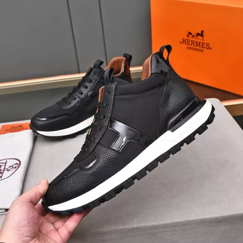 Replica Hermes High Tops Shoes For Men #1284447 $88.00 USD for Wholesale