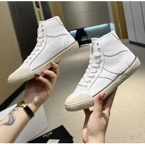 Wholesale Celine High Top Shoes For Men #1284605 $98.00 USD, Wholesale Quality Replica Celine High Top Shoes