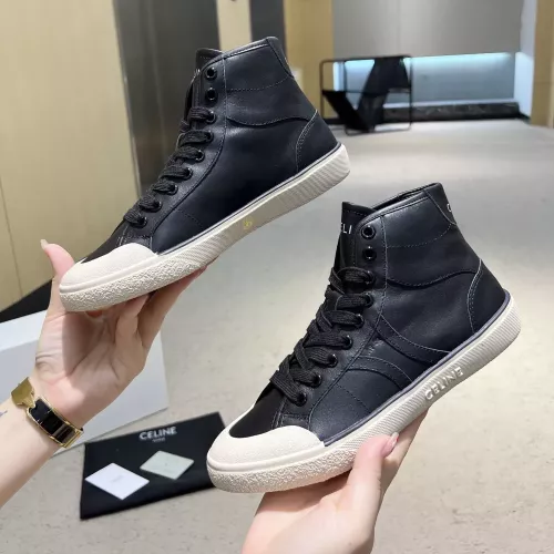 Wholesale Celine High Top Shoes For Women #1284608 $98.00 USD, Wholesale Quality Replica Celine High Top Shoes