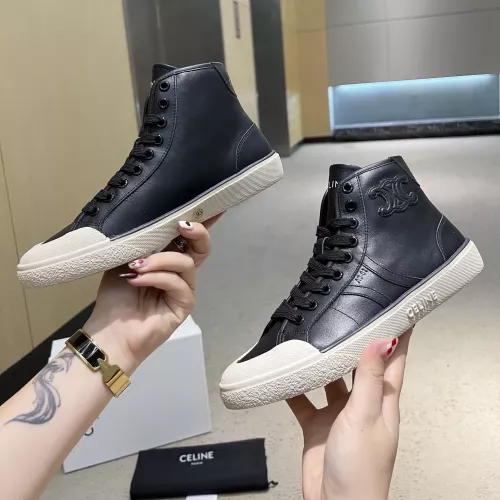 Wholesale Celine High Top Shoes For Men #1284611 $98.00 USD, Wholesale Quality Replica Celine High Top Shoes