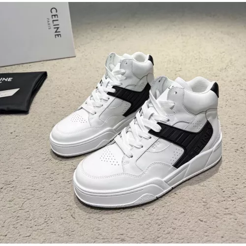 Wholesale Celine High Top Shoes For Men #1284615 $108.00 USD, Wholesale Quality Replica Celine High Top Shoes