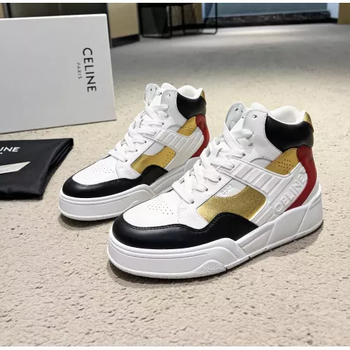 Wholesale Celine High Top Shoes For Women #1284618 $105.00 USD, Wholesale Quality Replica Celine High Top Shoes