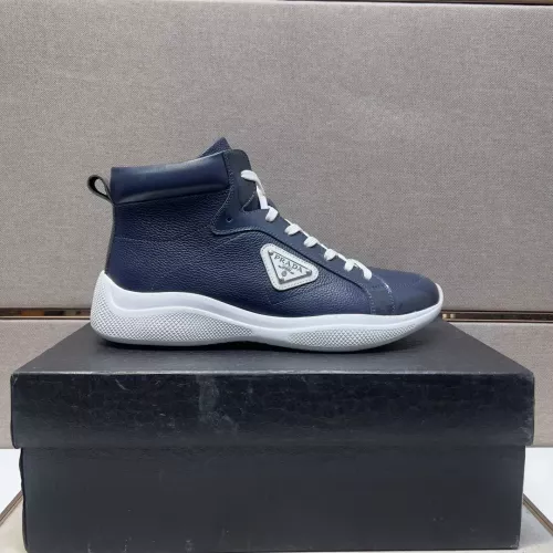 Replica Prada High Top Shoes For Men #1284682 $102.00 USD for Wholesale