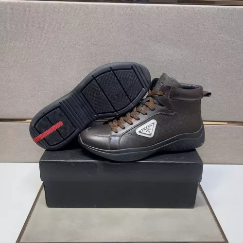 Replica Prada High Top Shoes For Men #1284683 $102.00 USD for Wholesale