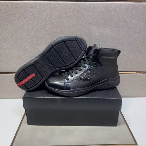 Replica Prada High Top Shoes For Men #1284684 $102.00 USD for Wholesale