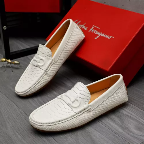 Wholesale Salvatore Ferragamo Leather Shoes For Men #1284750 $68.00 USD, Wholesale Quality Replica Salvatore Ferragamo Leather Shoes