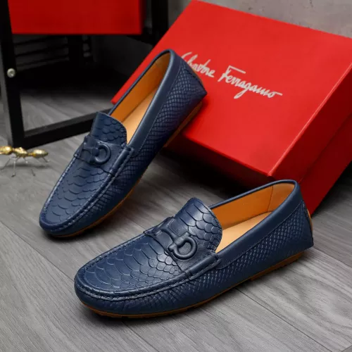 Wholesale Salvatore Ferragamo Leather Shoes For Men #1284753 $68.00 USD, Wholesale Quality Replica Salvatore Ferragamo Leather Shoes