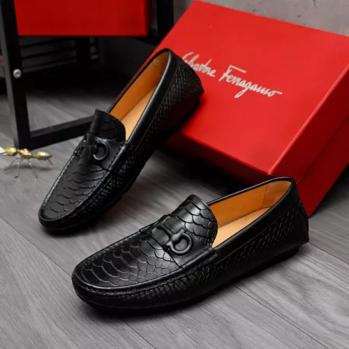 Wholesale Salvatore Ferragamo Leather Shoes For Men #1284754 $68.00 USD, Wholesale Quality Replica Salvatore Ferragamo Leather Shoes