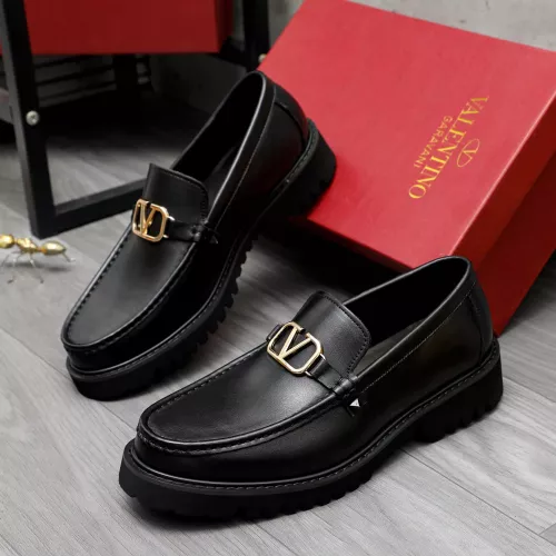 Wholesale Valentino Leather Shoes For Men #1284760 $82.00 USD, Wholesale Quality Replica Valentino Leather Shoes