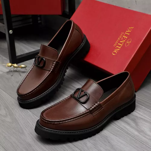 Wholesale Valentino Leather Shoes For Men #1284761 $82.00 USD, Wholesale Quality Replica Valentino Leather Shoes