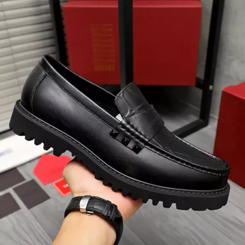 Replica Valentino Leather Shoes For Men #1284764 $82.00 USD for Wholesale