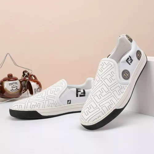 Wholesale Fendi Casual Shoes For Men #1284800 $68.00 USD, Wholesale Quality Replica Fendi Casual Shoes
