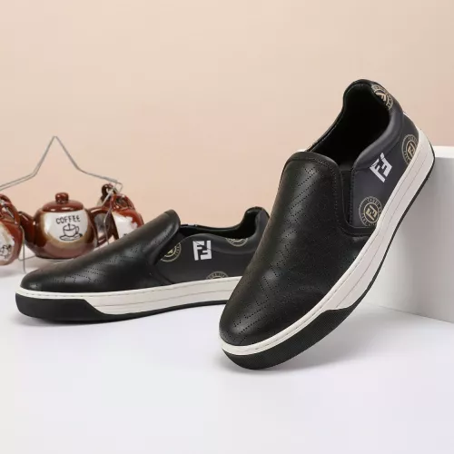 Wholesale Fendi Casual Shoes For Men #1284801 $68.00 USD, Wholesale Quality Replica Fendi Casual Shoes