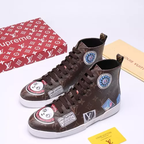 Wholesale Louis Vuitton High Tops Shoes For Men #1285069 $68.00 USD, Wholesale Quality Replica Louis Vuitton High Tops Shoes