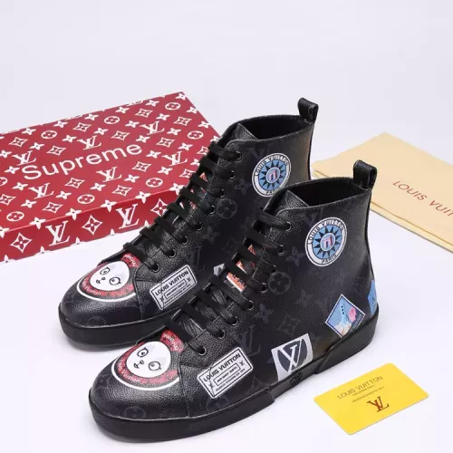 Wholesale Louis Vuitton High Tops Shoes For Men #1285071 $68.00 USD, Wholesale Quality Replica Louis Vuitton High Tops Shoes