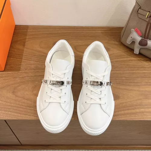 Replica Hermes Casual Shoes For Women #1285154 $122.00 USD for Wholesale