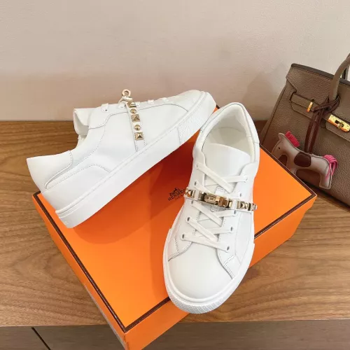 Replica Hermes Casual Shoes For Men #1285155 $128.00 USD for Wholesale