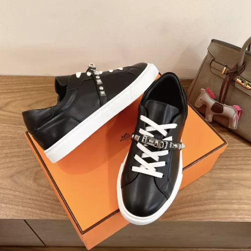 Replica Hermes Casual Shoes For Men #1285161 $128.00 USD for Wholesale