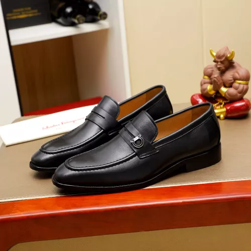 Wholesale Salvatore Ferragamo Leather Shoes For Men #1285175 $85.00 USD, Wholesale Quality Replica Salvatore Ferragamo Leather Shoes