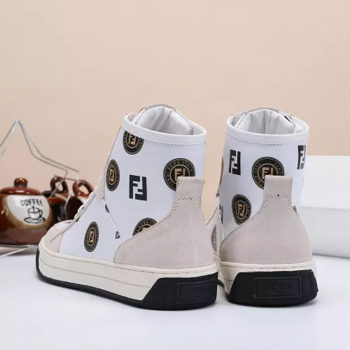 Replica Fendi High Tops Casual Shoes For Men #1285253 $80.00 USD for Wholesale