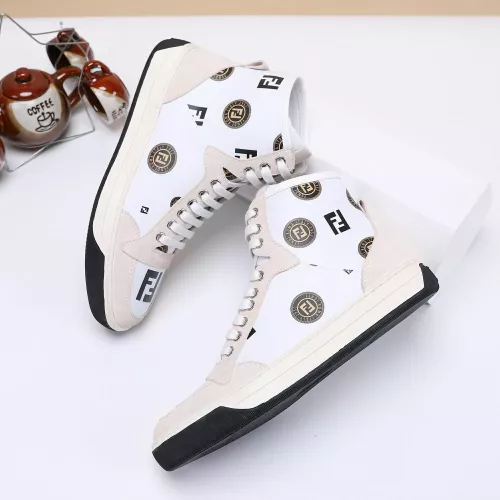 Replica Fendi High Tops Casual Shoes For Men #1285253 $80.00 USD for Wholesale