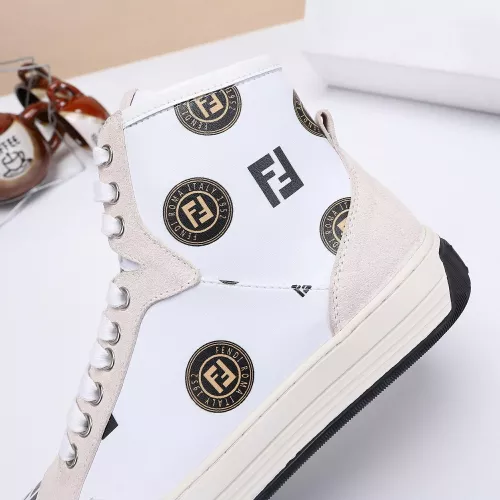 Replica Fendi High Tops Casual Shoes For Men #1285253 $80.00 USD for Wholesale