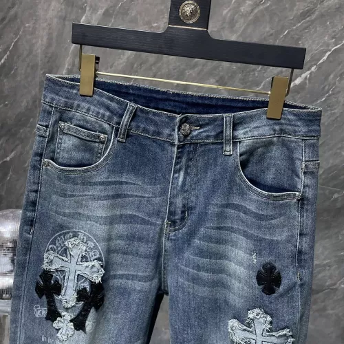 Replica Chrome Hearts Jeans For Unisex #1285256 $56.00 USD for Wholesale