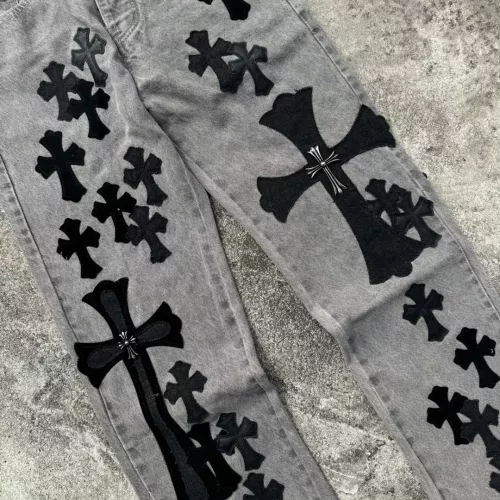 Replica Chrome Hearts Jeans For Unisex #1285262 $68.00 USD for Wholesale