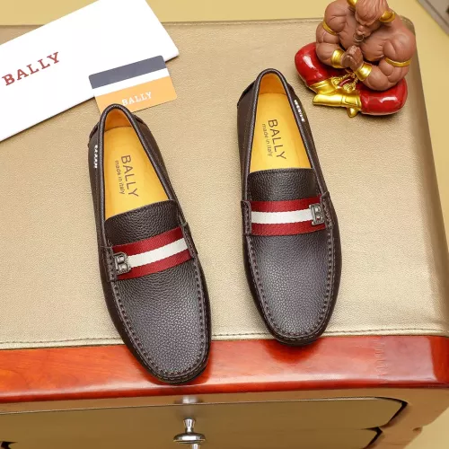 Replica Bally Leather Shoes For Men #1285273 $72.00 USD for Wholesale