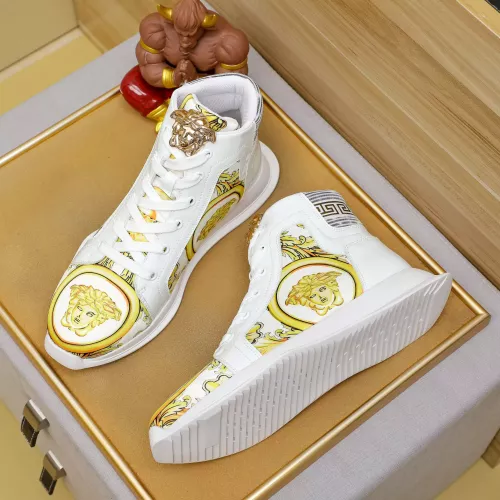 Replica Versace High Tops Shoes For Men #1285288 $76.00 USD for Wholesale