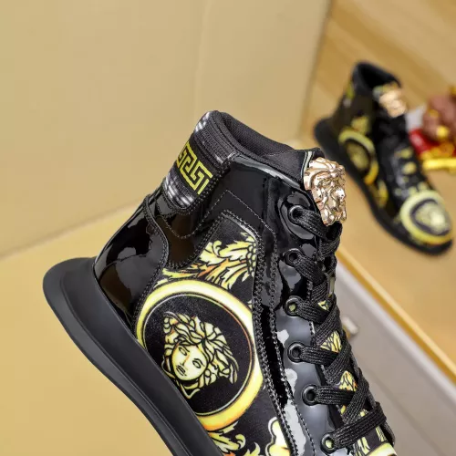 Replica Versace High Tops Shoes For Men #1285289 $76.00 USD for Wholesale