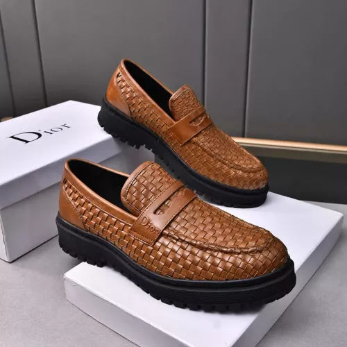 Wholesale Christian Dior Leather Shoes For Men #1285332 $112.00 USD, Wholesale Quality Replica Christian Dior Leather Shoes