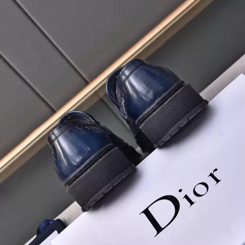 Replica Christian Dior Leather Shoes For Men #1285333 $112.00 USD for Wholesale