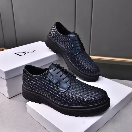 Wholesale Christian Dior Leather Shoes For Men #1285337 $112.00 USD, Wholesale Quality Replica Christian Dior Leather Shoes