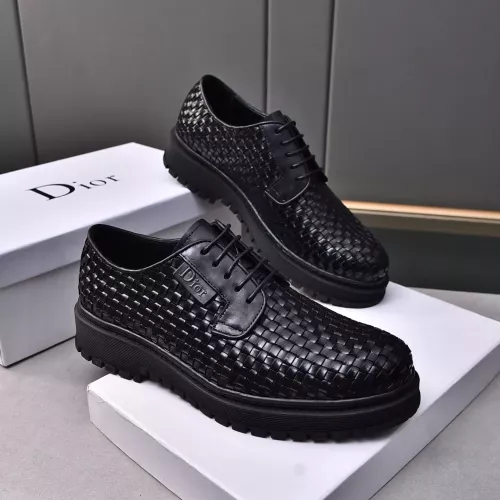 Wholesale Christian Dior Leather Shoes For Men #1285338 $112.00 USD, Wholesale Quality Replica Christian Dior Leather Shoes