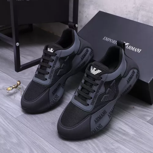 Wholesale Armani Casual Shoes For Men #1285363 $100.00 USD, Wholesale Quality Replica Armani Casual Shoes