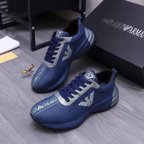 Wholesale Armani Casual Shoes For Men #1285367 $98.00 USD, Wholesale Quality Replica Armani Casual Shoes