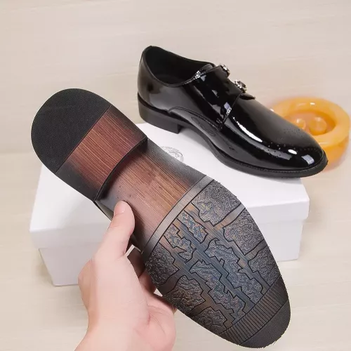 Replica Versace Leather Shoes For Men #1285419 $76.00 USD for Wholesale