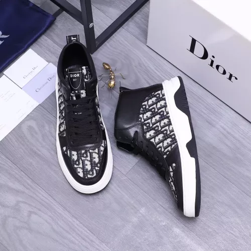 Replica Christian Dior High Top Shoes For Men #1285431 $80.00 USD for Wholesale