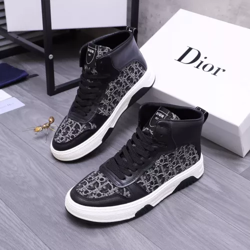 Wholesale Christian Dior High Top Shoes For Men #1285433 $80.00 USD, Wholesale Quality Replica Christian Dior High Top Shoes