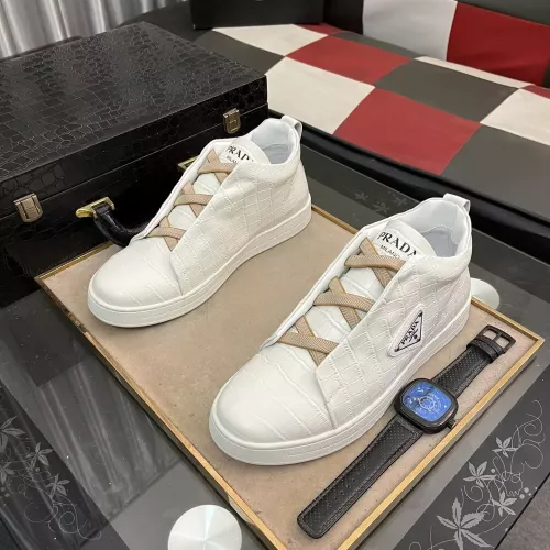 Replica Prada High Top Shoes For Men #1285445 $100.00 USD for Wholesale