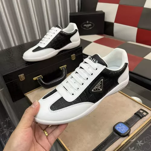 Wholesale Prada Casual Shoes For Men #1285464 $80.00 USD, Wholesale Quality Replica Prada Casual Shoes