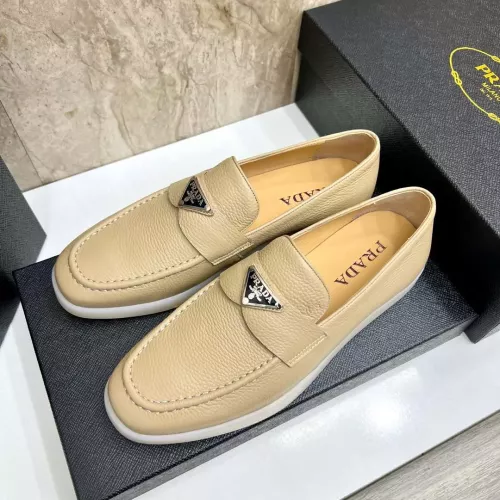 Wholesale Prada Leather Shoes For Men #1285514 $102.00 USD, Wholesale Quality Replica Prada Leather Shoes