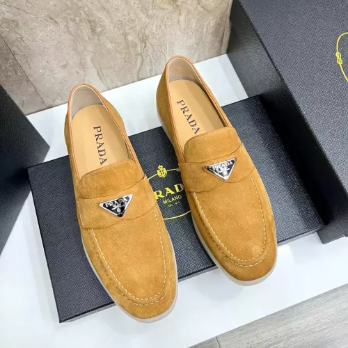 Replica Prada Leather Shoes For Men #1285519 $102.00 USD for Wholesale