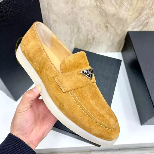 Replica Prada Leather Shoes For Men #1285519 $102.00 USD for Wholesale