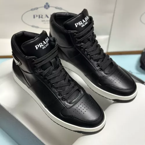 Replica Prada High Top Shoes For Men #1285533 $98.00 USD for Wholesale