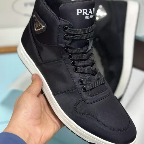 Replica Prada High Top Shoes For Men #1285536 $88.00 USD for Wholesale